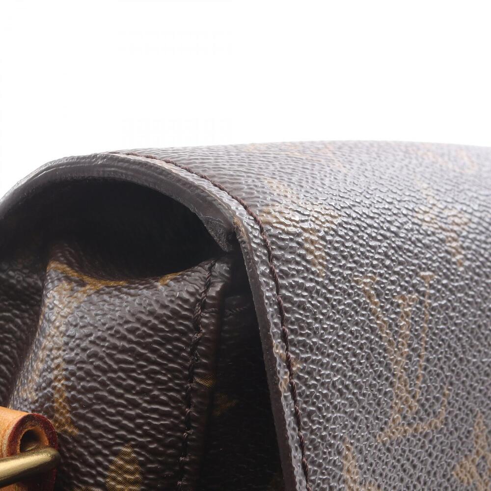 Louis Vuitton Saint Cloud Shoulder Bag Canvas Leather Monogram Brown - Picture 9 of 11
